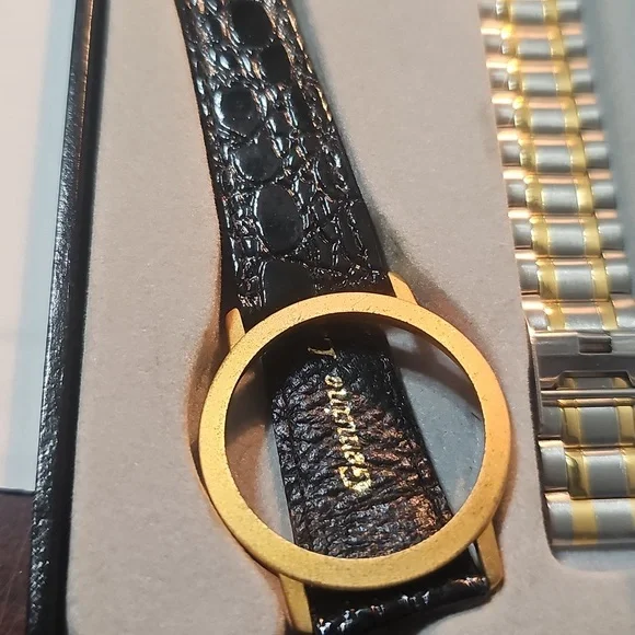 AWC New York Goldtone Men's Watch Set